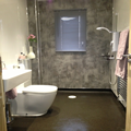 designer bathroom in paisley